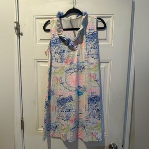 Lulu-B Multicolor Graphic Midi Dress